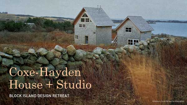 Coxe-Hayden House, Block Island, Rhode Island designed by Venturi, Rauch and Scott Brown Architects