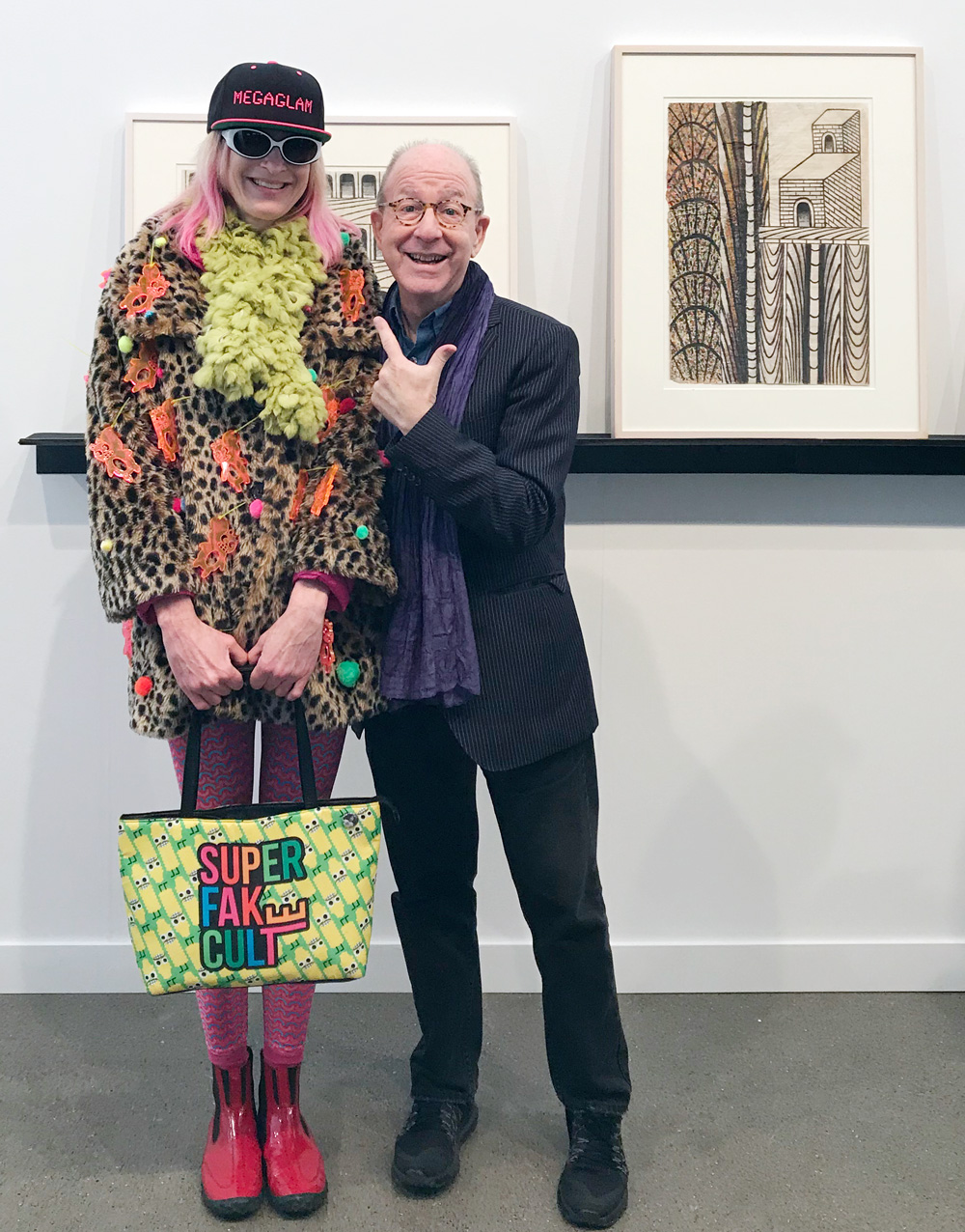 kHyal and Jerry Saltz Independent Art Fair 2018